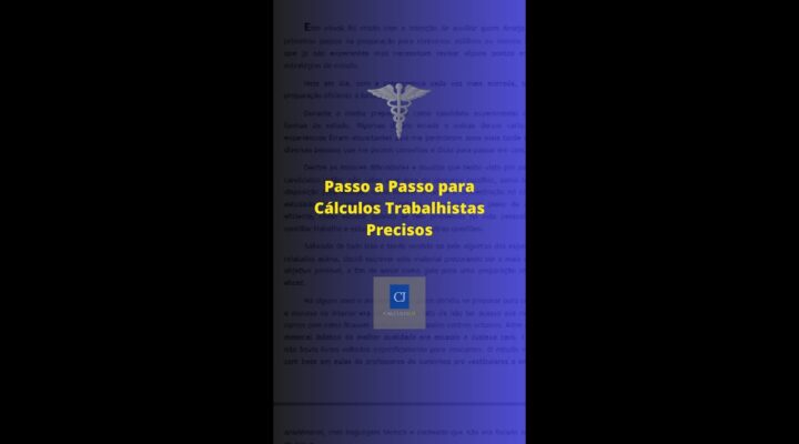 Passo a Passo para Realizar Cálculos Trabalhistas PRECISOS
